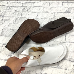 U字ステッチ　ストレスフリー袋縫いスリッポンシューズ　 6050 13枚目の画像