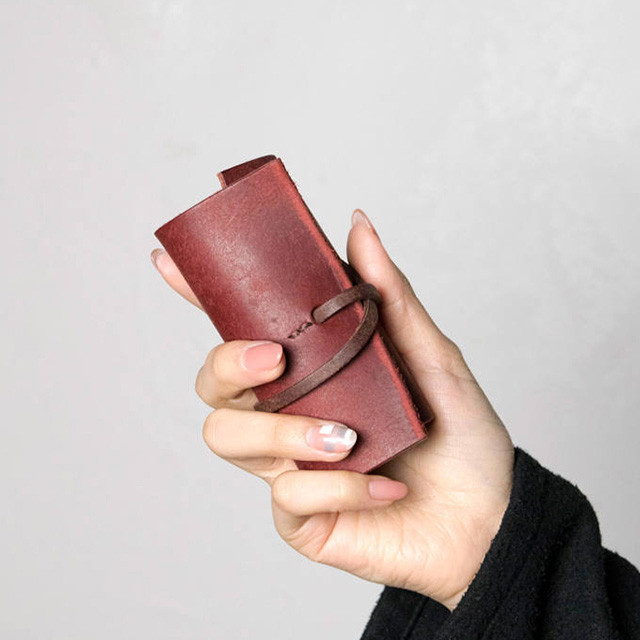 ★ラッピング無料★　ロールキーケース [レッド] / Roll Key Case [RED] 雑貨　ギフト　レザー
