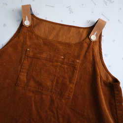 corduroy one-piece　classic orange 第13張的照片