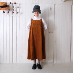 corduroy one-piece　classic orange 第1張的照片