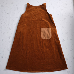 corduroy one-piece　classic orange 第12張的照片