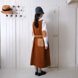 corduroy one-piece　classic orange 第7張的照片