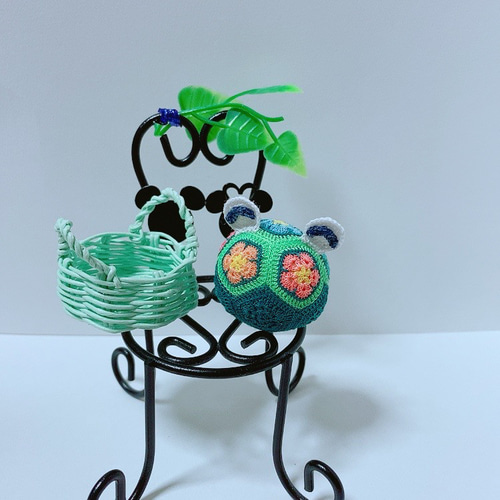 配色オーダー専用 ミシン糸のアフリカンフラワーピンクッションor