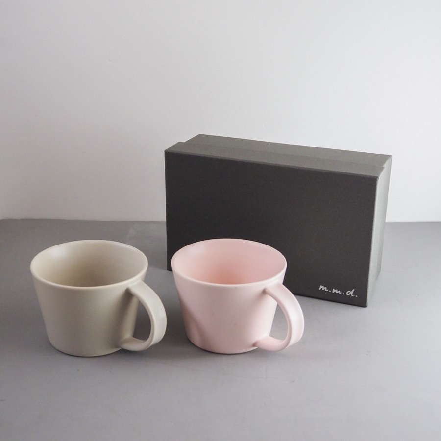 【結婚祝いにオススメ♡選べるペアギフトボックス】マグカップ（ミューテッドカラー）２個セット
