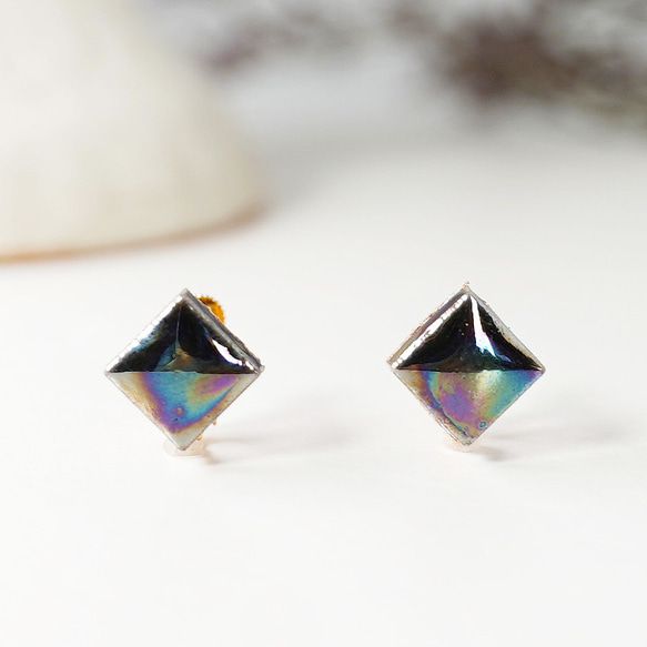 T-129 美諾陶黑珍珠耳環 第1張的照片