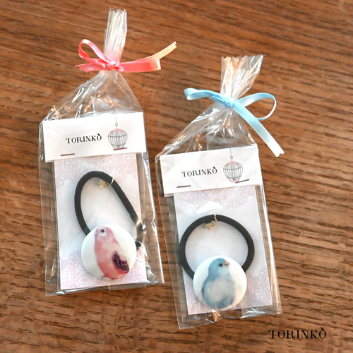 キビタキ　レジンヘアゴム　夏鳥　野鳥 キビタキ レジンヘアゴム 夏鳥 野鳥