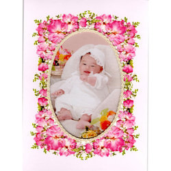 完成品】スクラップブッキング・8インチ・fun フォトフレーム・写真