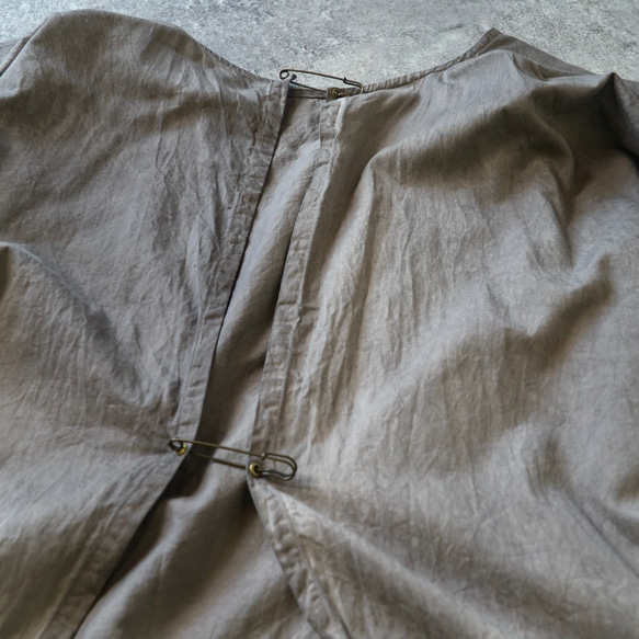 束腰外衣 kappogi 寬鬆輪廓/5 色/三河紡織 第8張的照片