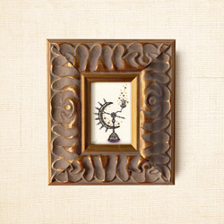 ミニ額縁 原画【 きみにふりそそぐは、無限大 】 2枚目の画像