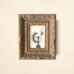 ミニ額縁 原画【 きみにふりそそぐは、無限大 】 18枚目の画像