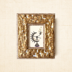 ミニ額縁 原画【 きみにふりそそぐは、無限大 】 17枚目の画像