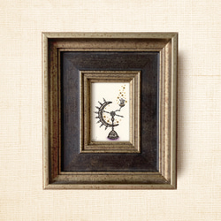 ミニ額縁 原画【 きみにふりそそぐは、無限大 】 3枚目の画像