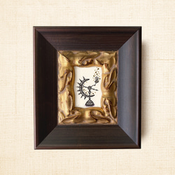 ミニ額縁 原画【 きみにふりそそぐは、無限大 】 12枚目の画像