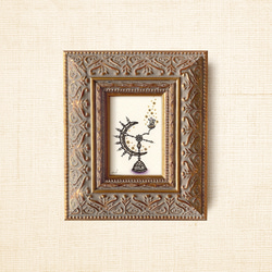 ミニ額縁 原画【 きみにふりそそぐは、無限大 】 8枚目の画像