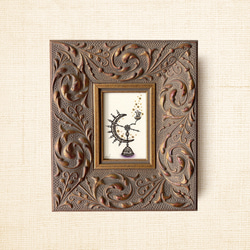 ミニ額縁 原画【 きみにふりそそぐは、無限大 】 9枚目の画像