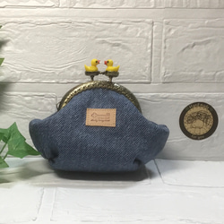 大人気／ミナペルホネン/タンバリンのミニサイズがま口ポーチ がま口