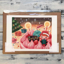 いちごXmasケーキ ポスターno.146 イラスト TONTENKAN＊トンテンカン