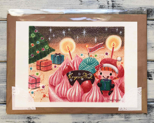 いちごXmasケーキ ポスターno.146 イラスト TONTENKAN＊トンテンカン