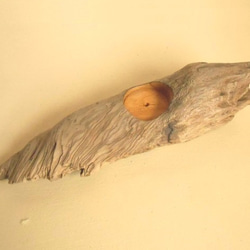 【温泉流木】表面の繊細な模様が美しいアロマキャンドルスタンド キャンドルホルダー 流木インテリア 4枚目の画像