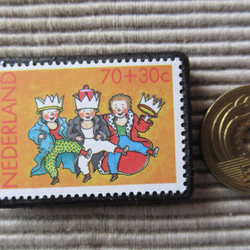 荷蘭聖誕郵票胸針2987 第3張的照片