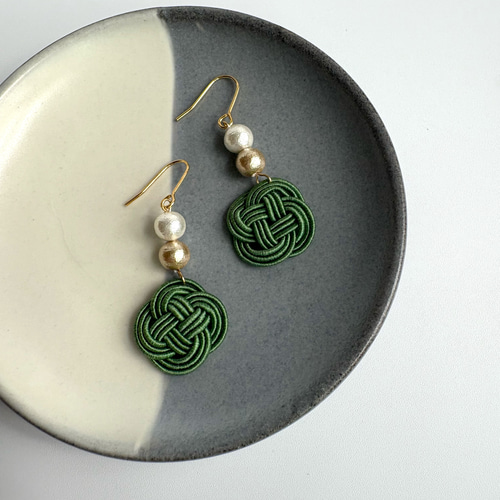 ゆあ★水引ピアス＆イヤリング 51点 ⌘抱きあわじ⌘ 水引アクセサリー 水引ピアス 水引イヤリング