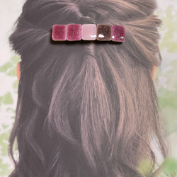 ころんとしかくいバレッタ -ひだまり- 5枚目の画像