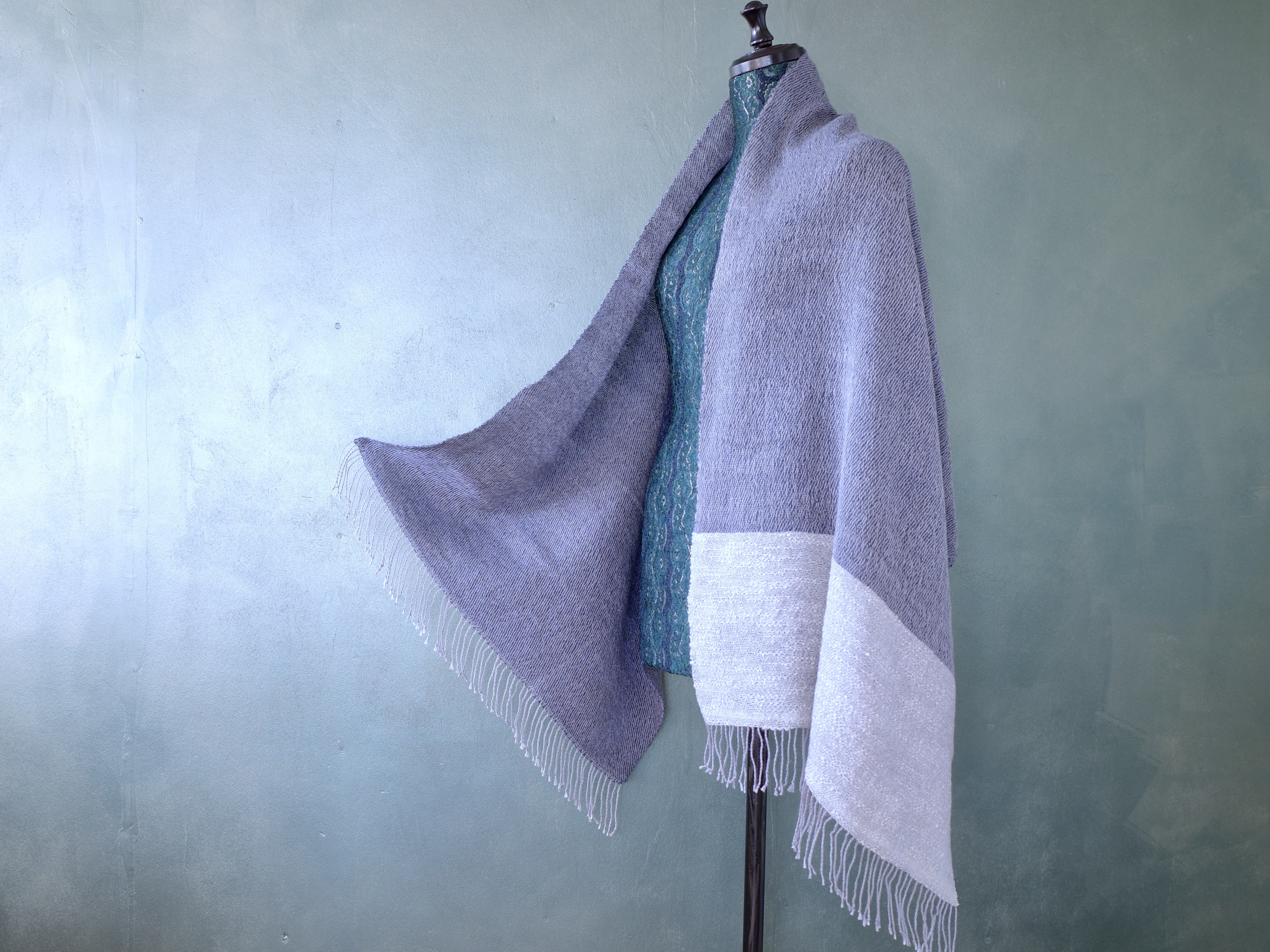 手織り ストールツイル織  Handwoven 一点物 TSLM1765 16,330円