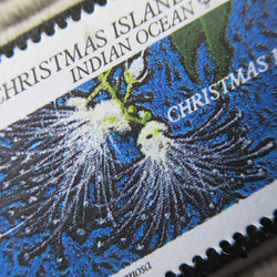 聖誕島聖誕郵票胸針3010 第2張的照片