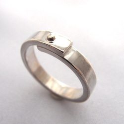 【G2MIX】銀色925男士飾品小指戒指 第8張的照片