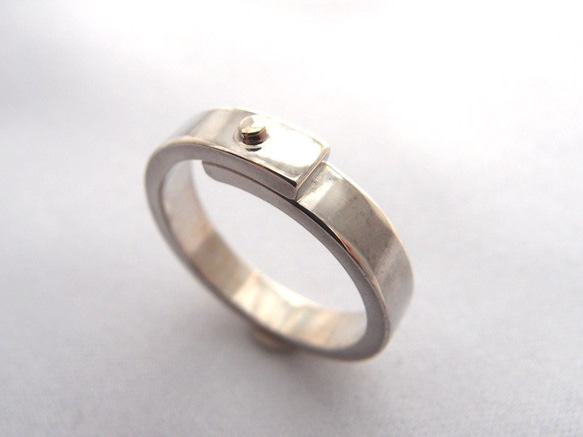 【G2MIX】銀色925男士飾品小指戒指 第8張的照片