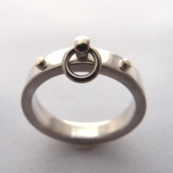 【G2MIX】銀色925男士飾品小指戒指 第7張的照片