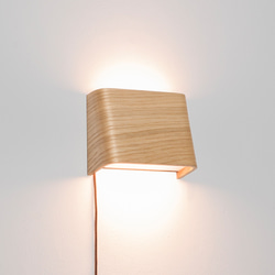SLICEs LED 木製タッチウォールランプ∣デュアル光源切り替え∣台形 3枚目の画像
