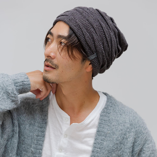 特集掲載】かぶるだけでくしゅくしゅニットキャップ ニット帽