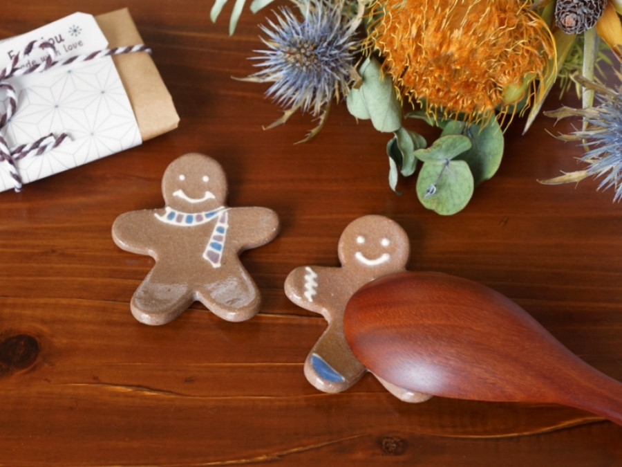 ジンジャーマン箸置き 2個セット /個数追加可 箸・箸置き Carino 通販