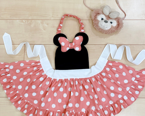 ピンクドット柄フリル付きドレスセットアップ バイオレットピンク ハートドット柄セットアップ – Jasmine