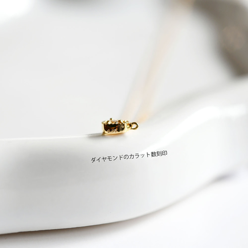☆素敵！きらきら輝きダイヤモンド0.23ct ハート形 k18金ペンダント 美品 永遠不変 K18金 天然ダイヤモンドのハートネックレス 4月誕生石 2色