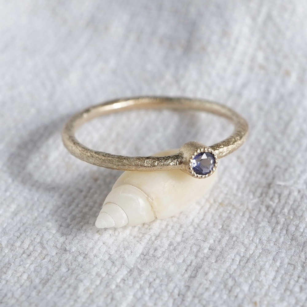 Tanzanite birthstone ring [R050K18/K10T]
