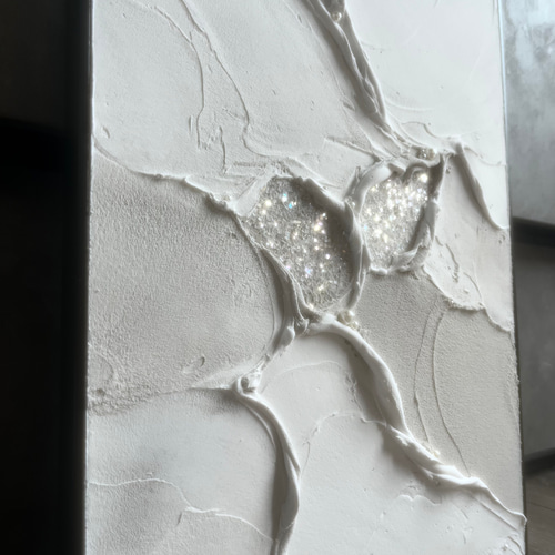 現代アート 現代アート 40×30㎝ フレーム付き テクスチャーアート モダン