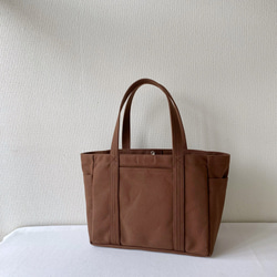 【共15色】「Pocket tote」通勤尺寸/倉敷帆布尺寸8【訂製】 第2張的照片