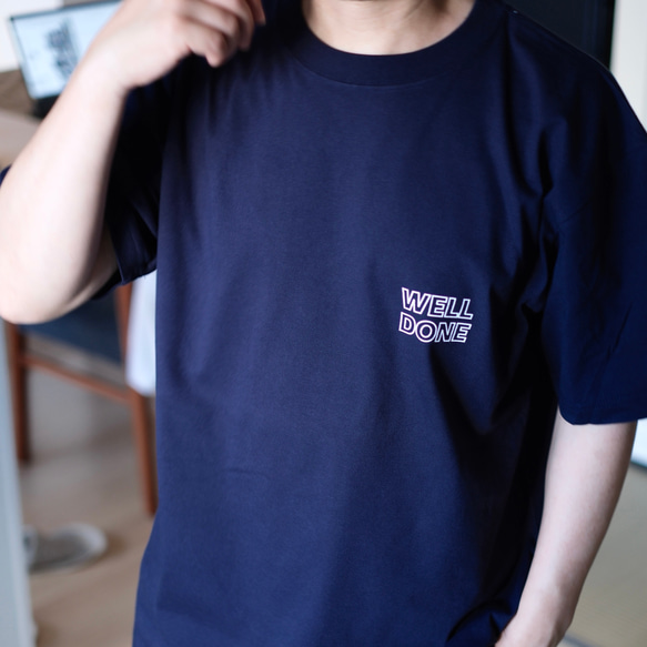 【NEW】オーバーシルエット半袖Tシャツ / WELL DONE / ホワイト / unisex 6枚目の画像
