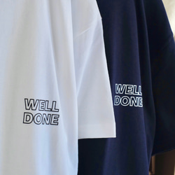【NEW】オーバーシルエット半袖Tシャツ / WELL DONE / ホワイト / unisex 10枚目の画像