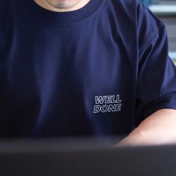【NEW】オーバーシルエット半袖Tシャツ / WELL DONE / ホワイト / unisex 7枚目の画像