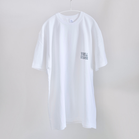 【NEW】オーバーシルエット半袖Tシャツ / WELL DONE / ホワイト / unisex 5枚目の画像