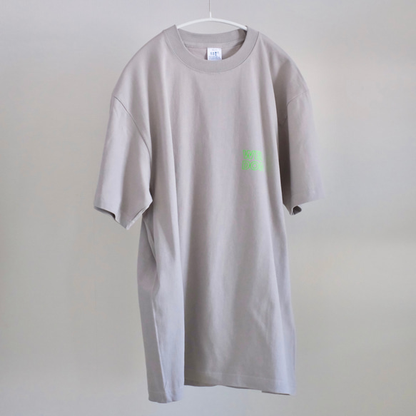 【NEW】オーバーシルエット半袖Tシャツ /  WELL DONE / ライトグレー / unisex 2枚目の画像