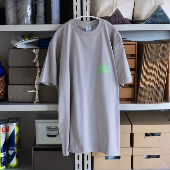 【NEW】オーバーシルエット半袖Tシャツ /  WELL DONE / ライトグレー / unisex 1枚目の画像
