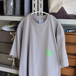 【NEW】オーバーシルエット半袖Tシャツ /  WELL DONE / ライトグレー / unisex 4枚目の画像