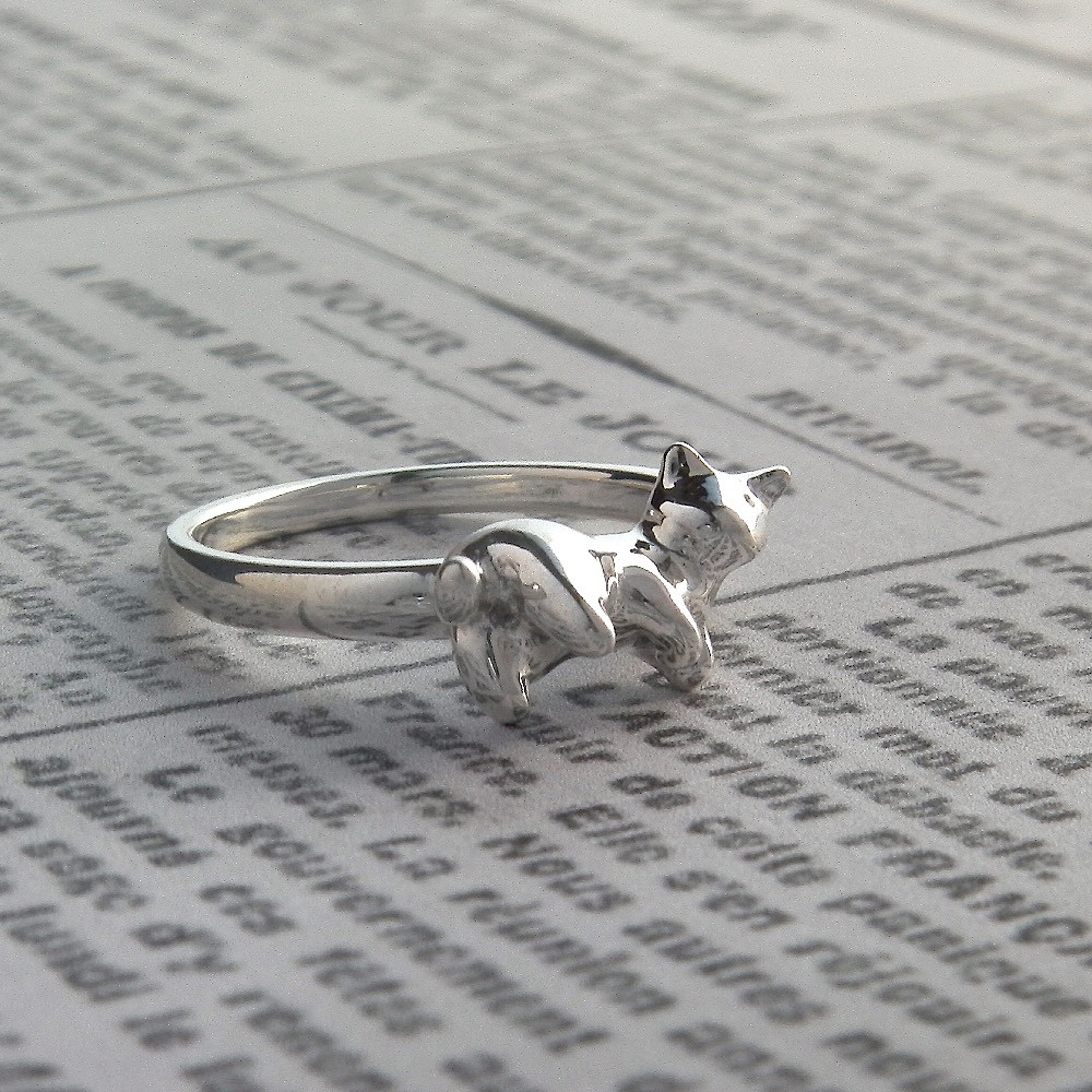 ねがえりねこ シルバーリング