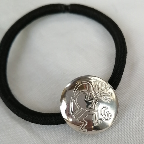 シルバー925 ココぺリ コンチョ ヘアゴム ブレス ヘアゴム K2 通販