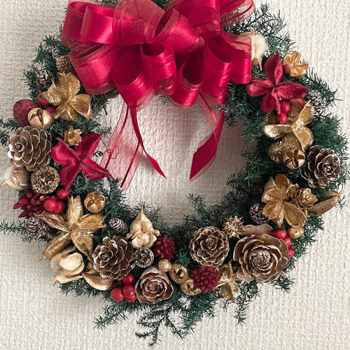 希少品　オカベマキコ  さん　クリスマスリース 2025年最新】オカベマキコ リースの人気アイテム - メルカリ