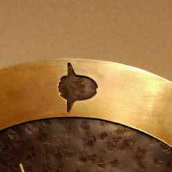 オーダーメイド「掛け時計／銅・真鍮製」（例：バスクラリネットでのオーダー） 9枚目の画像